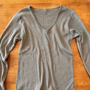 Ribbed long sleeve